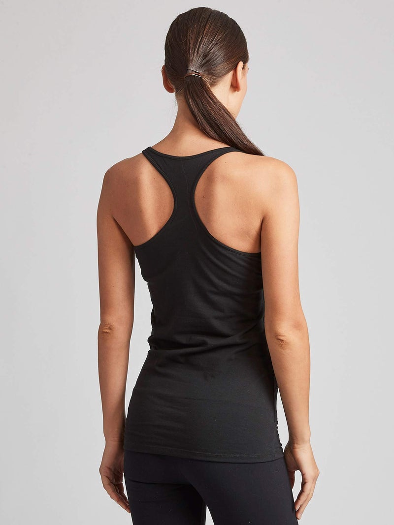 Kalon Women's 4-Pack Racerback Shelf Bra Camisole Base Layer (Medium, Basics) - Image 5